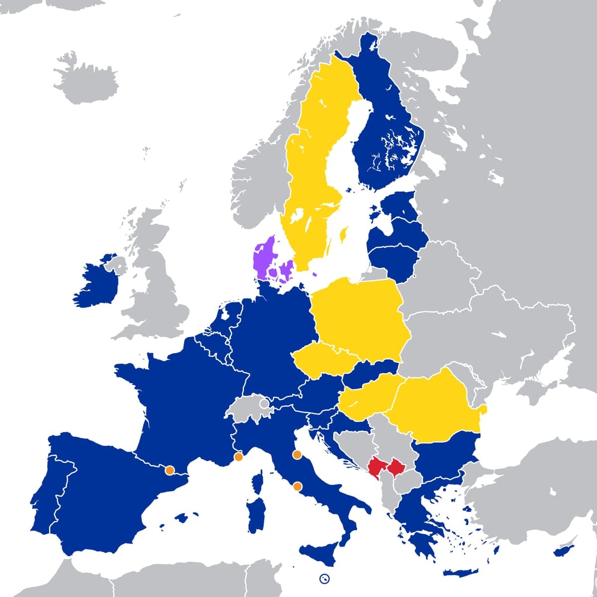 The Euro — used by 20 countries and one of the world's most important currencies