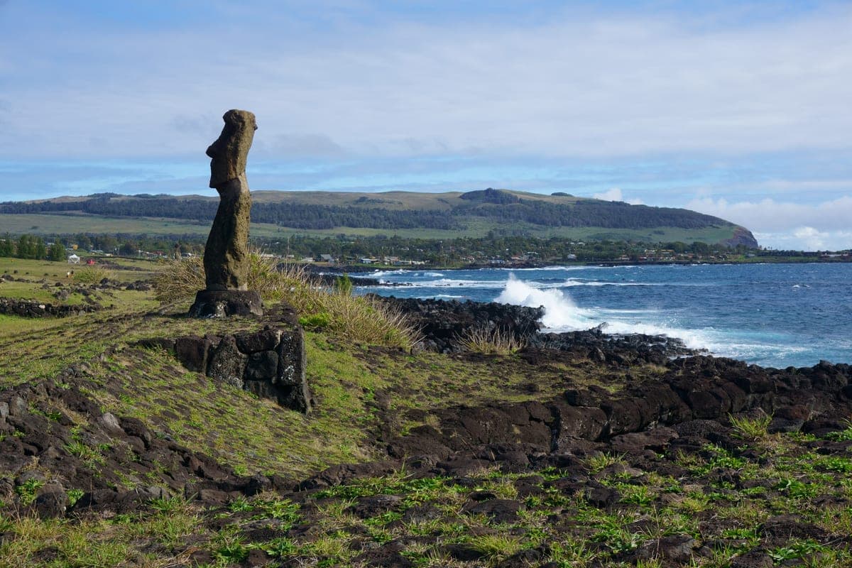 Easter Island — belongs to Chile, not Australia or New Zealand