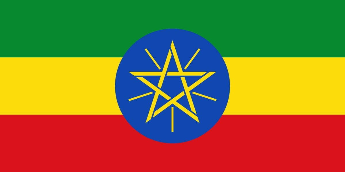 Ethiopia's flag — the source of the Pan-African colour tradition