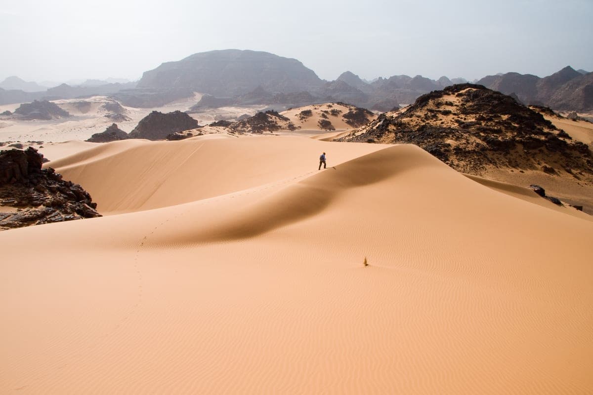 The Sahara — the largest hot desert, but not the largest desert overall